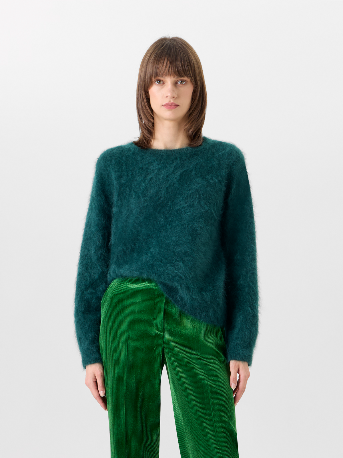Designer Pullover aus Cloud Cashmere - Grün 