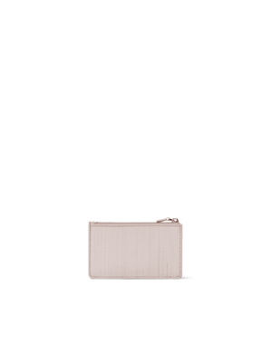 Designer Kartenetui aus Rosshaar und Leder - Beige
