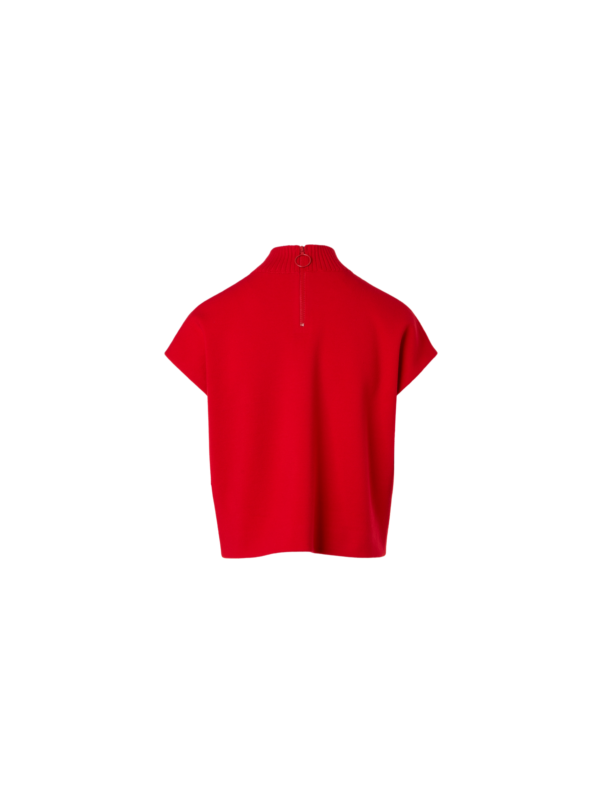 Designer Leuchtend roter Milano-Strick Pullover - Rot