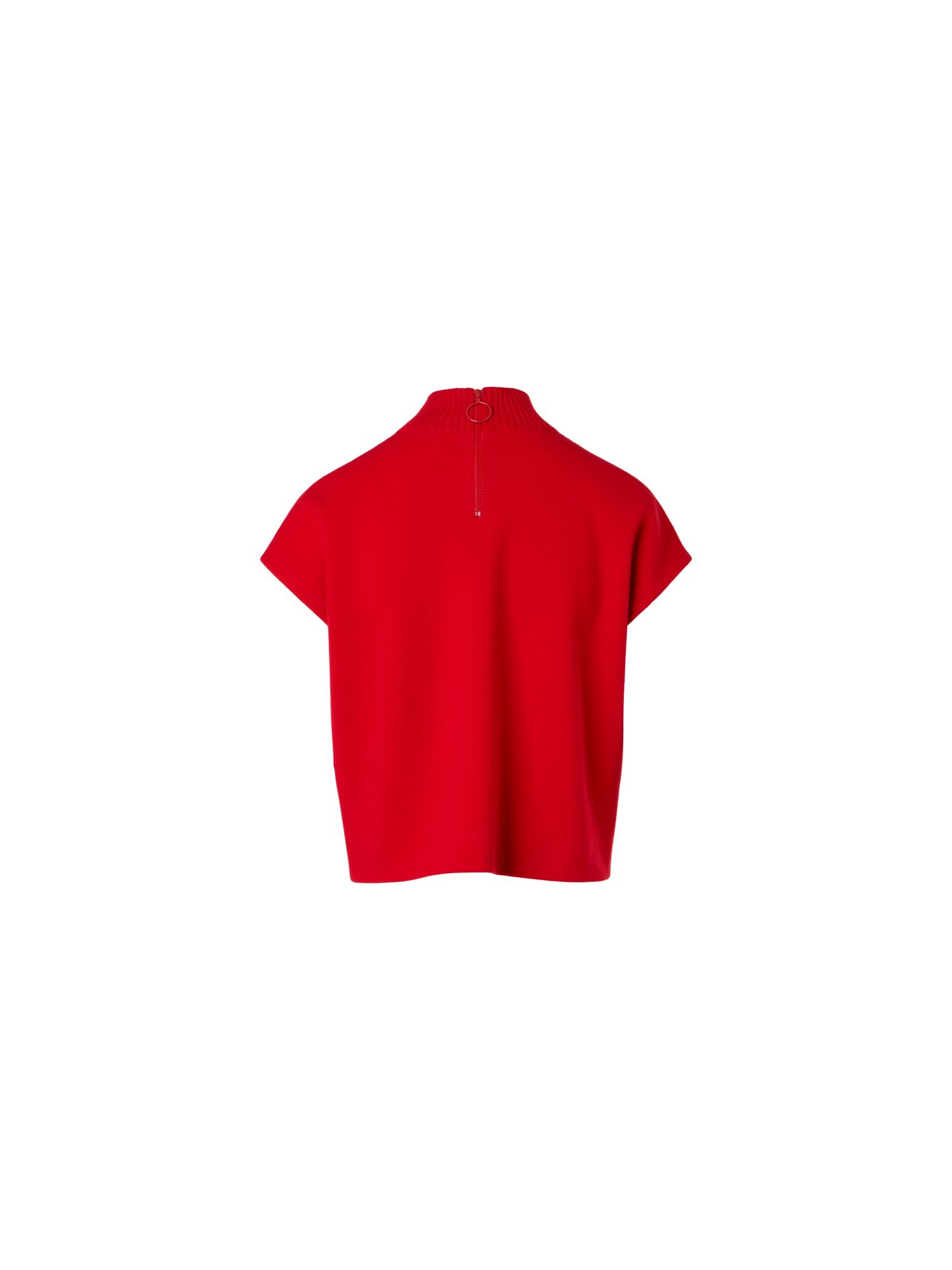 Designer Leuchtend roter Milano-Strick Pullover - Rot