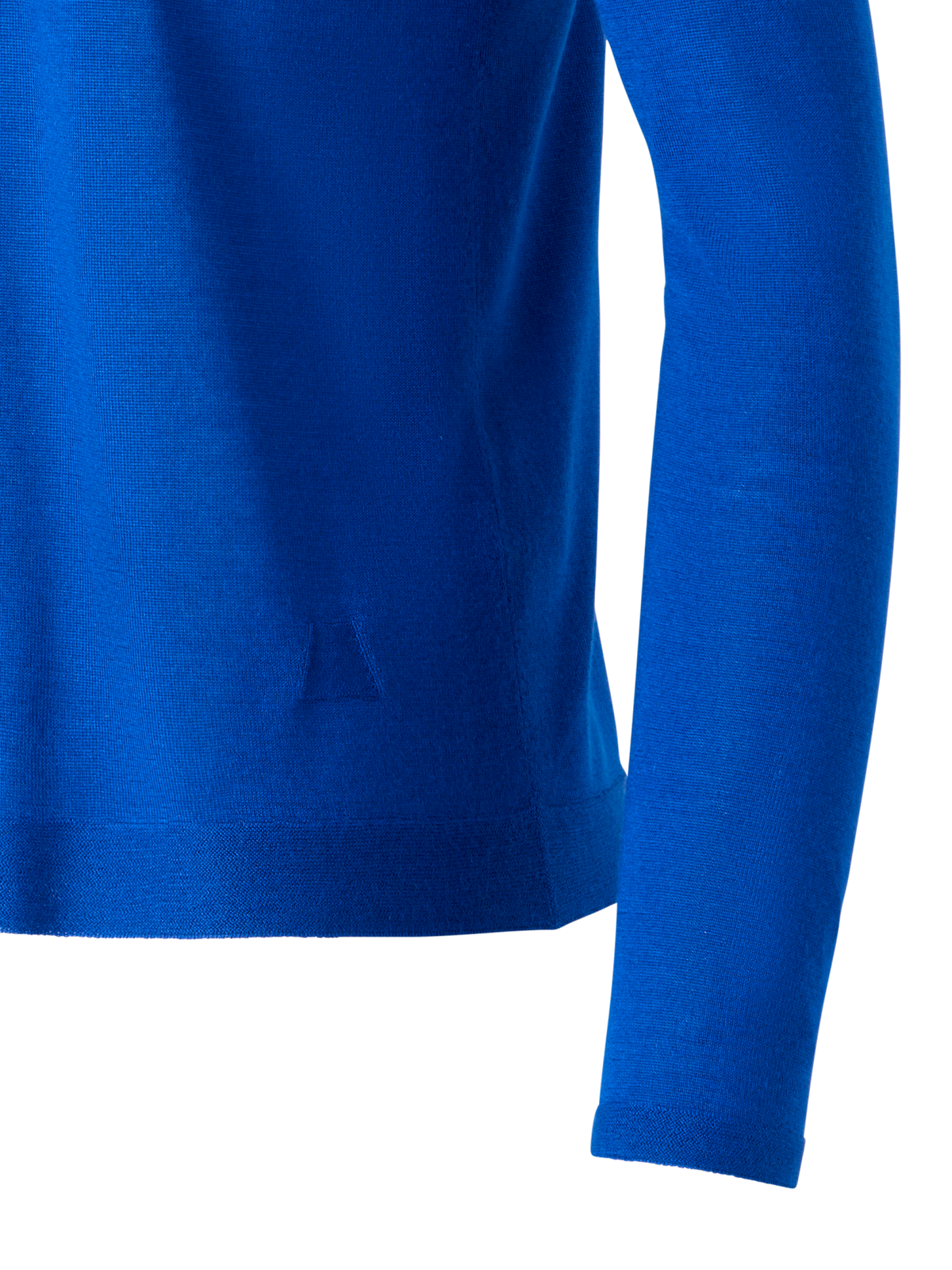 Designer Feinstrick Pullover in Kaschmir und Seide - Blau