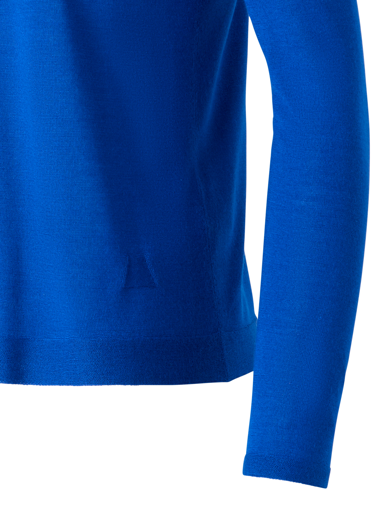 Designer Feinstrick Pullover in Kaschmir und Seide - Blau