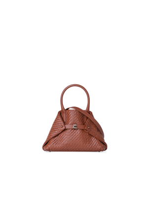 Designer Ai Little Top Handle Tote - Braun