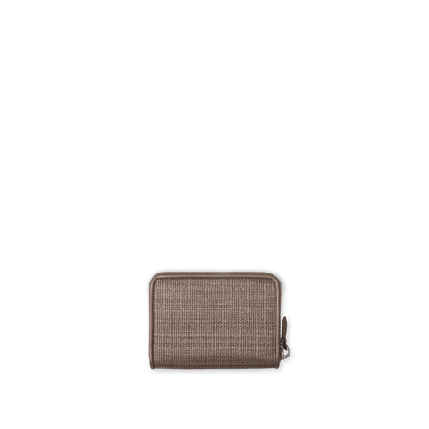 Kleines Portemonnaie aus Rosshaar mit Reissverschluss