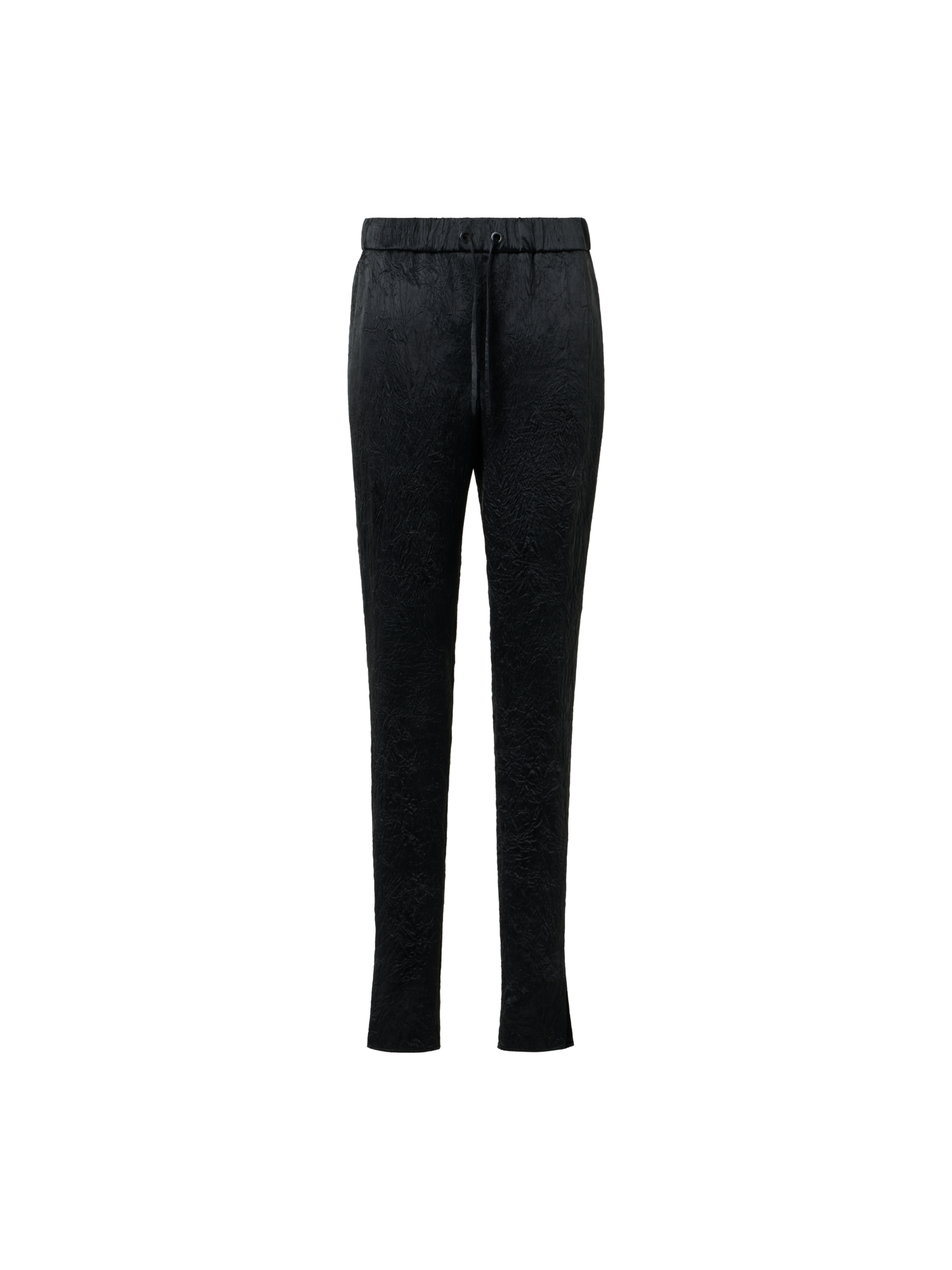 Designer Mike Jogginghose aus Knitter-Satin mit Kordelzug - Schwarz