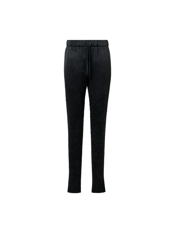 Designer Mike Jogginghose aus Knitter-Satin mit Kordelzug - Schwarz