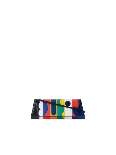 Designer Anouk Small Trapezoid Clutch - Bunt