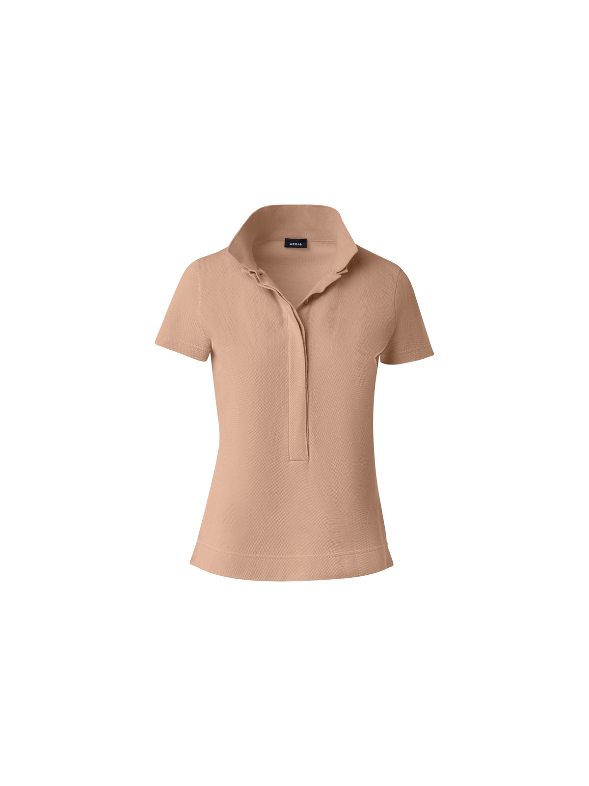 Designer Baumwoll-Poloshirt - Beige