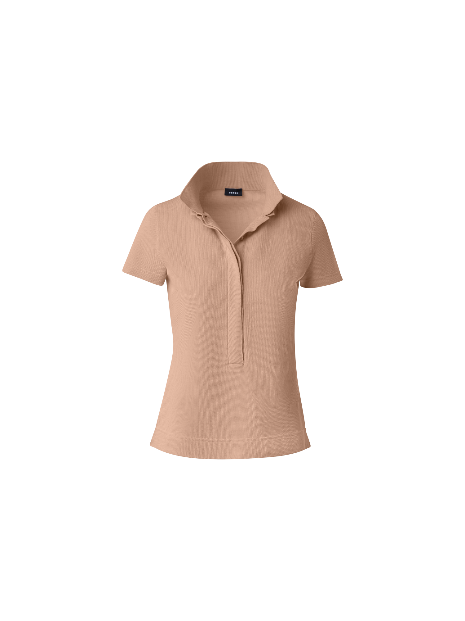 Designer Baumwoll-Poloshirt - Beige