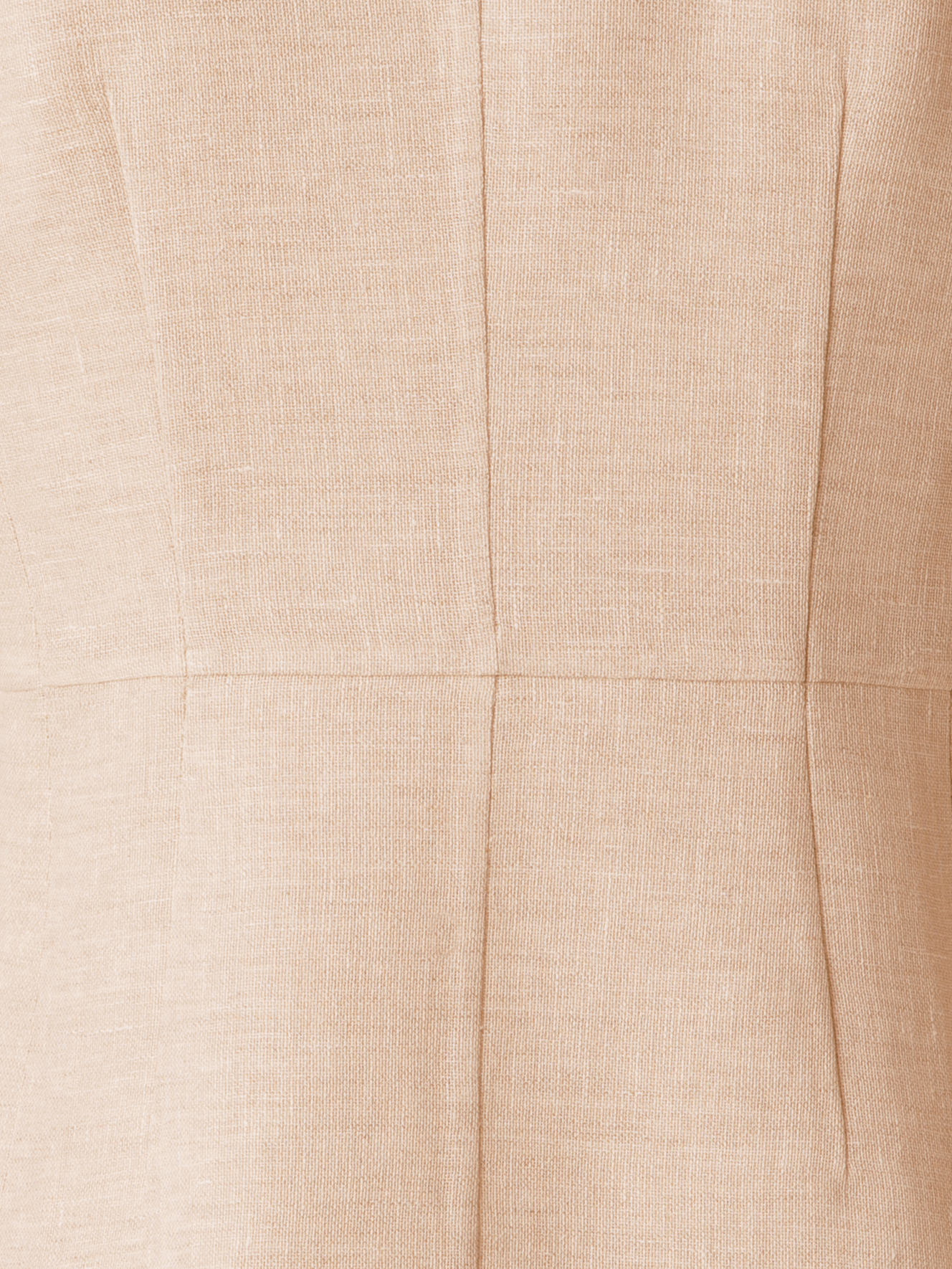 Designer Taillierte Jacke aus Leinen-Doubleface - Rosa