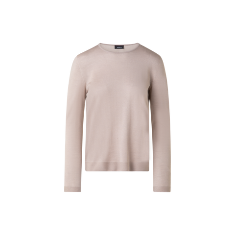 Nahtloser Pullover aus Kaschmir und Seide