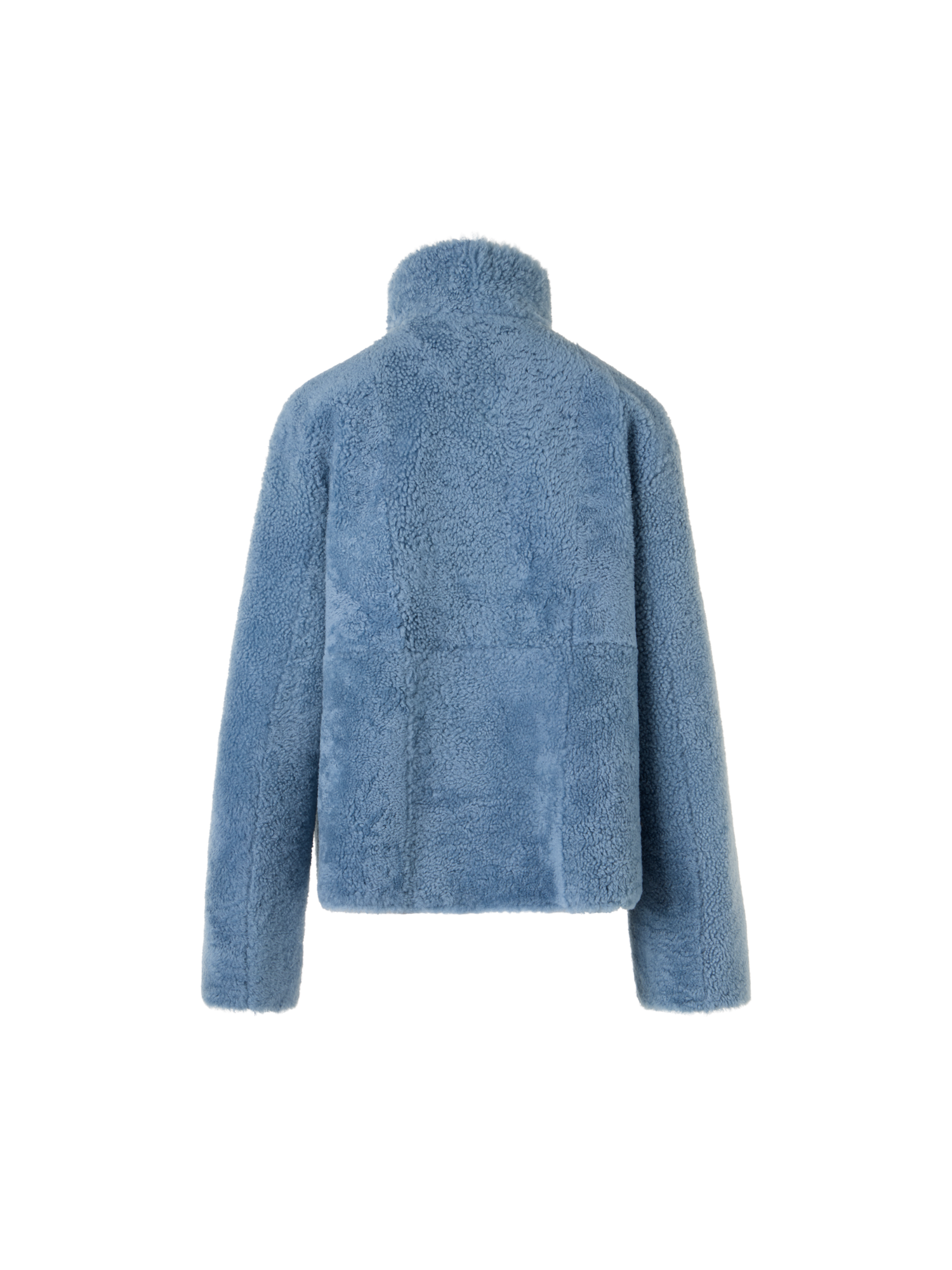 Designer Wendbare Shearling-Jacke - Blau