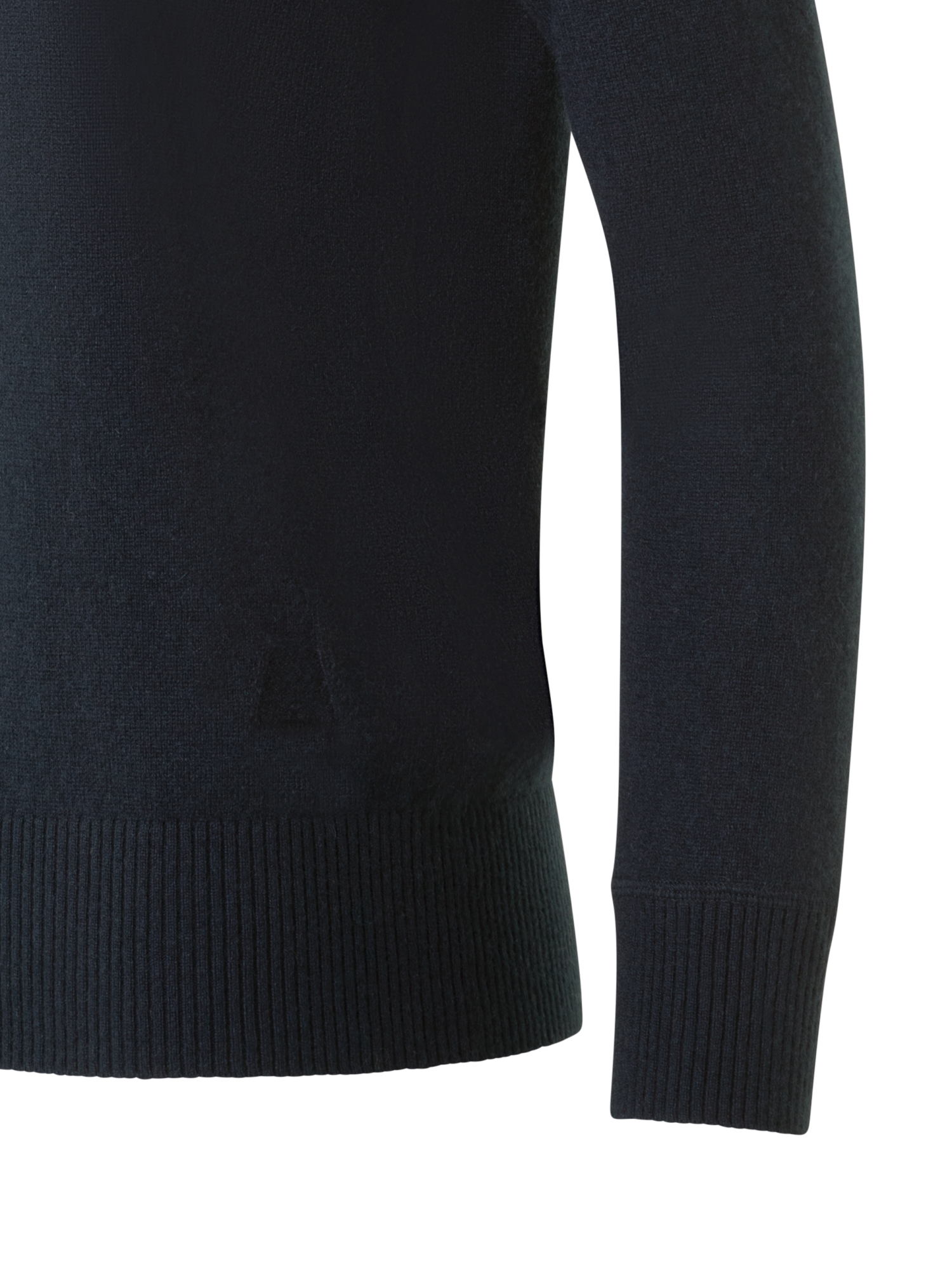 Designer Relaxed Pullover aus reinem Kaschmir - Schwarz