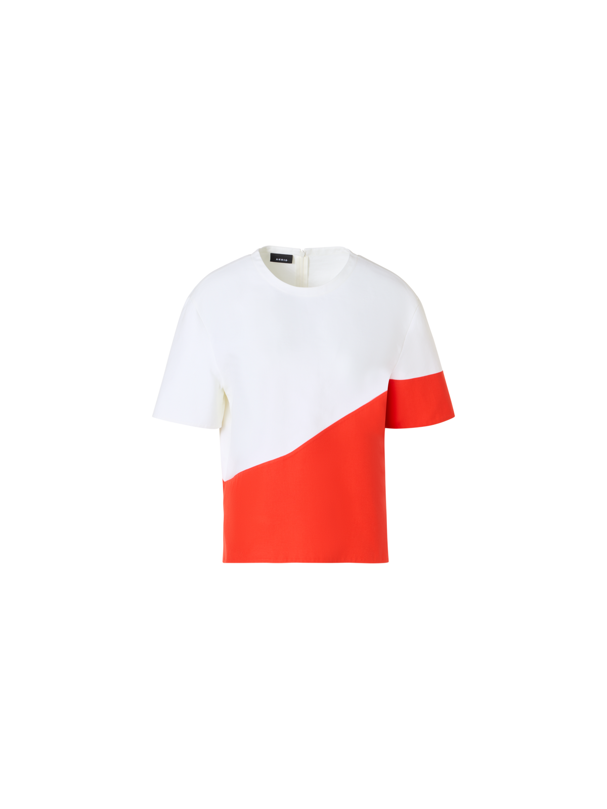 Designer Kastige Bluse mit Polygon-Druck - Bunt