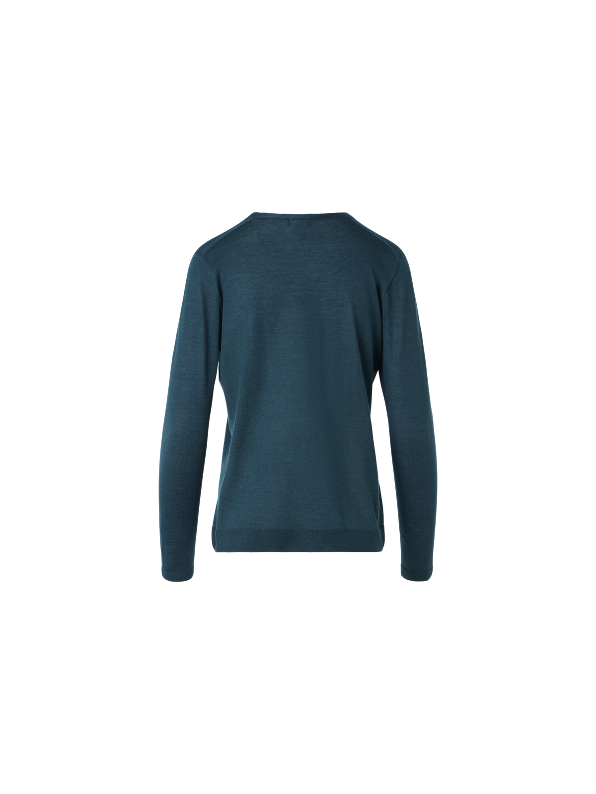 Designer Nahtloser V-Ausschnitt-Pullover aus Kaschmir-Seide - Grün