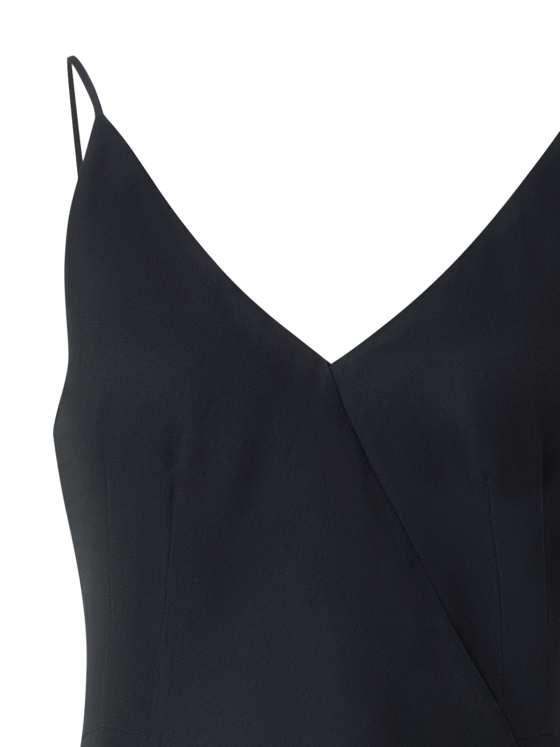 Designer Doppellagiges Abendkleid aus Seide - Schwarz