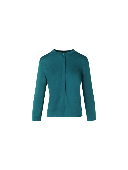 Designer Sea Island Baumwoll-Cardigan - Grün