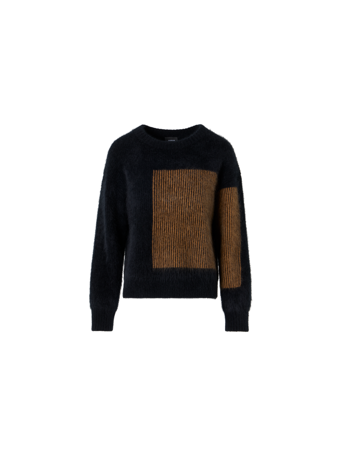 Designer Cloud Cashmere Pullover in Oro Lienzo Jacquard - Schwarz - Braun - Bunt