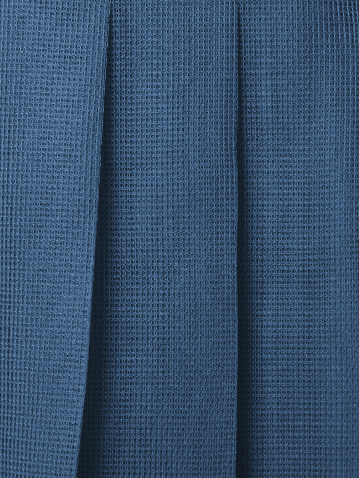 Designer Midi-Plisseerock aus Techno Grid - Blau