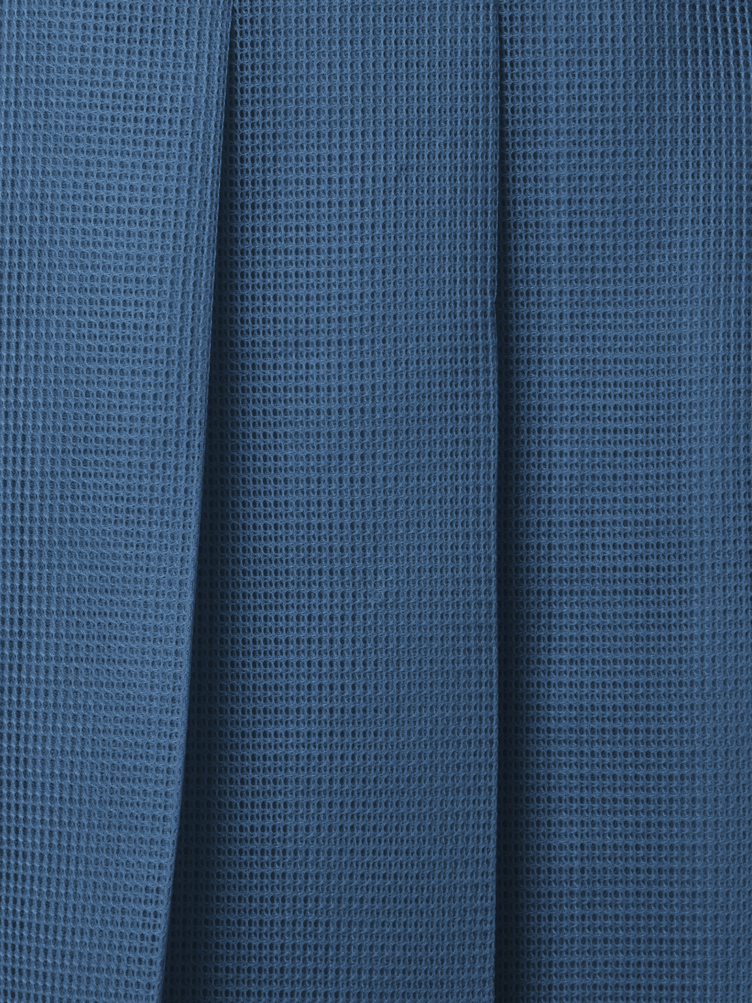 Designer Midi-Plisseerock aus Techno Grid - Blau