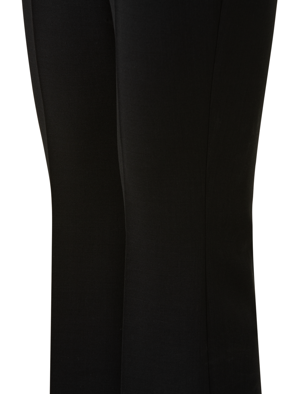 Designer Overall aus Woll-Doubleface mit Leder-Mieder - Schwarz