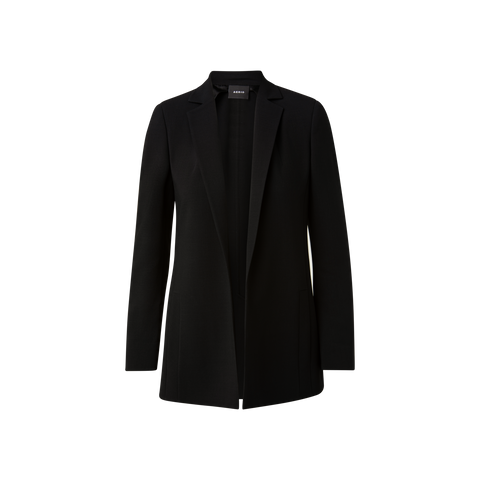 Blazer aus Woll-Doubleface mit langem Revers