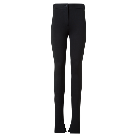 Skinny Stretch Jersey Leggings with Slit