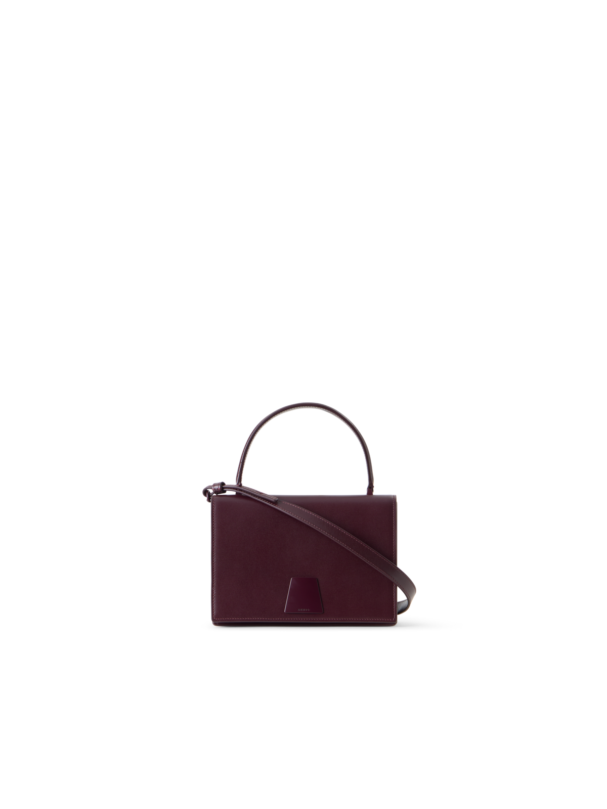 Designer Alice Small Henkeltasche aus Kalbsleder - Weinrot
