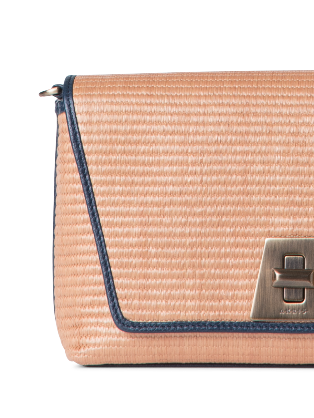 Designer Anouk Small Day Bag - Dunkelblau - Blau - Bunt - Beige