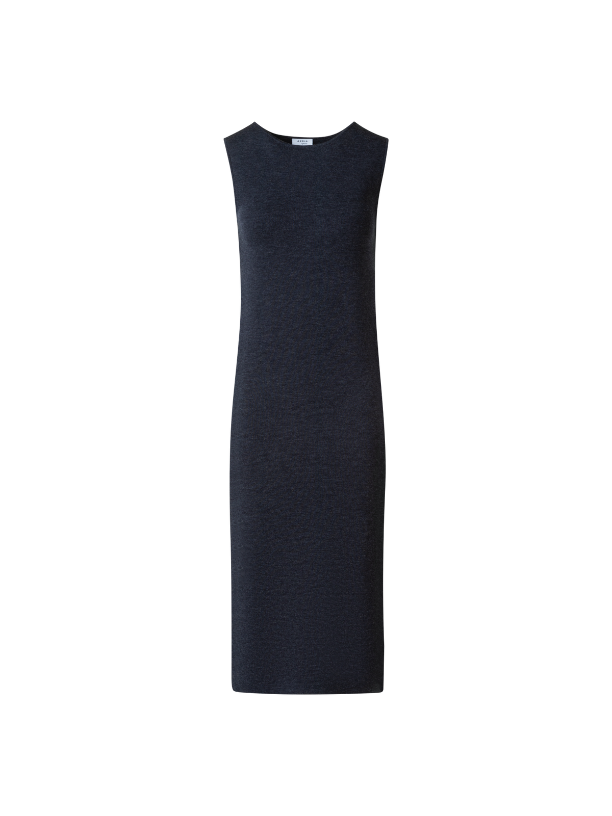 Designer Milano Wolle Strick Schlauchkleid - Grau