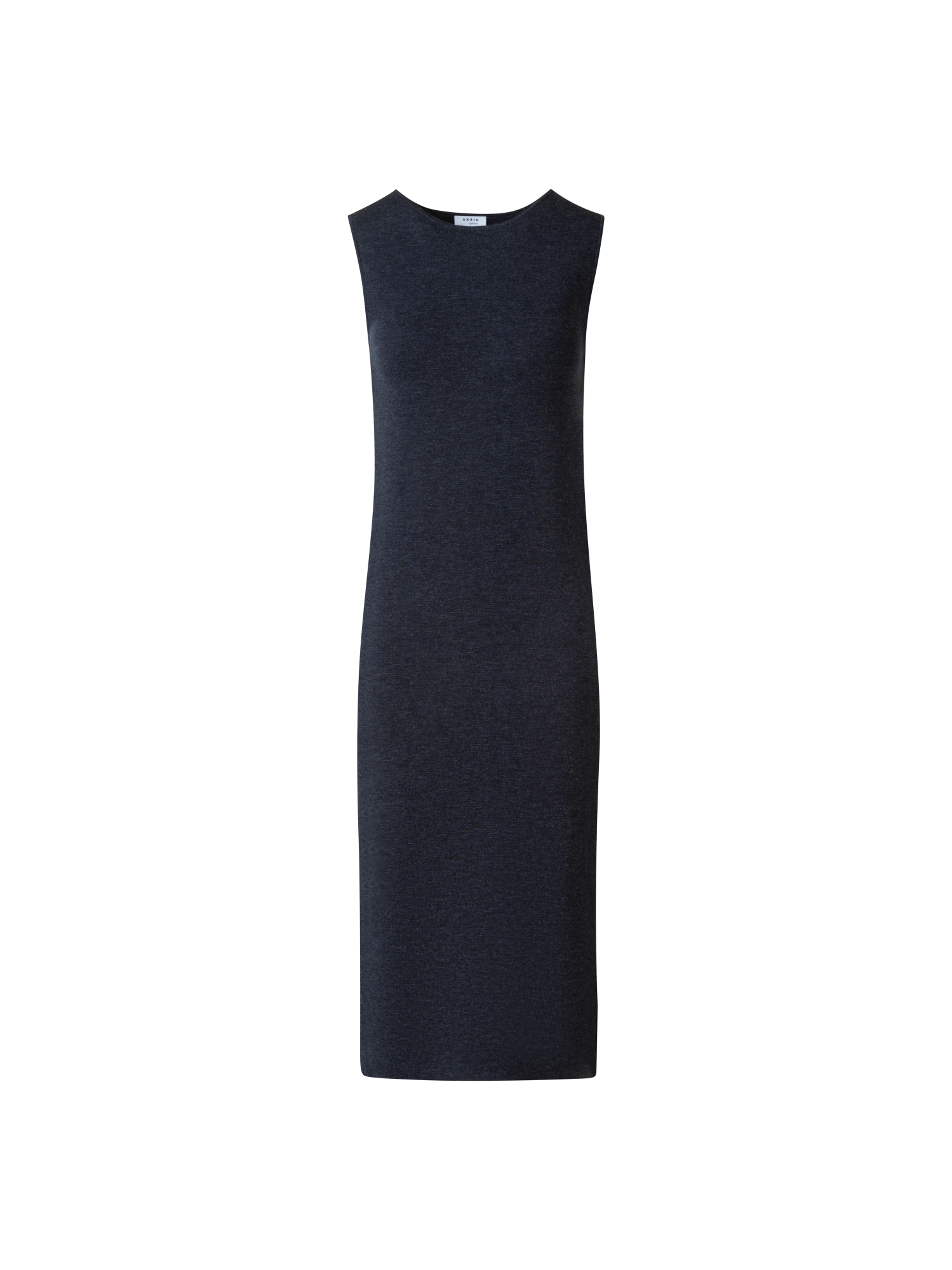 Designer Milano Wolle Strick Schlauchkleid - Grau
