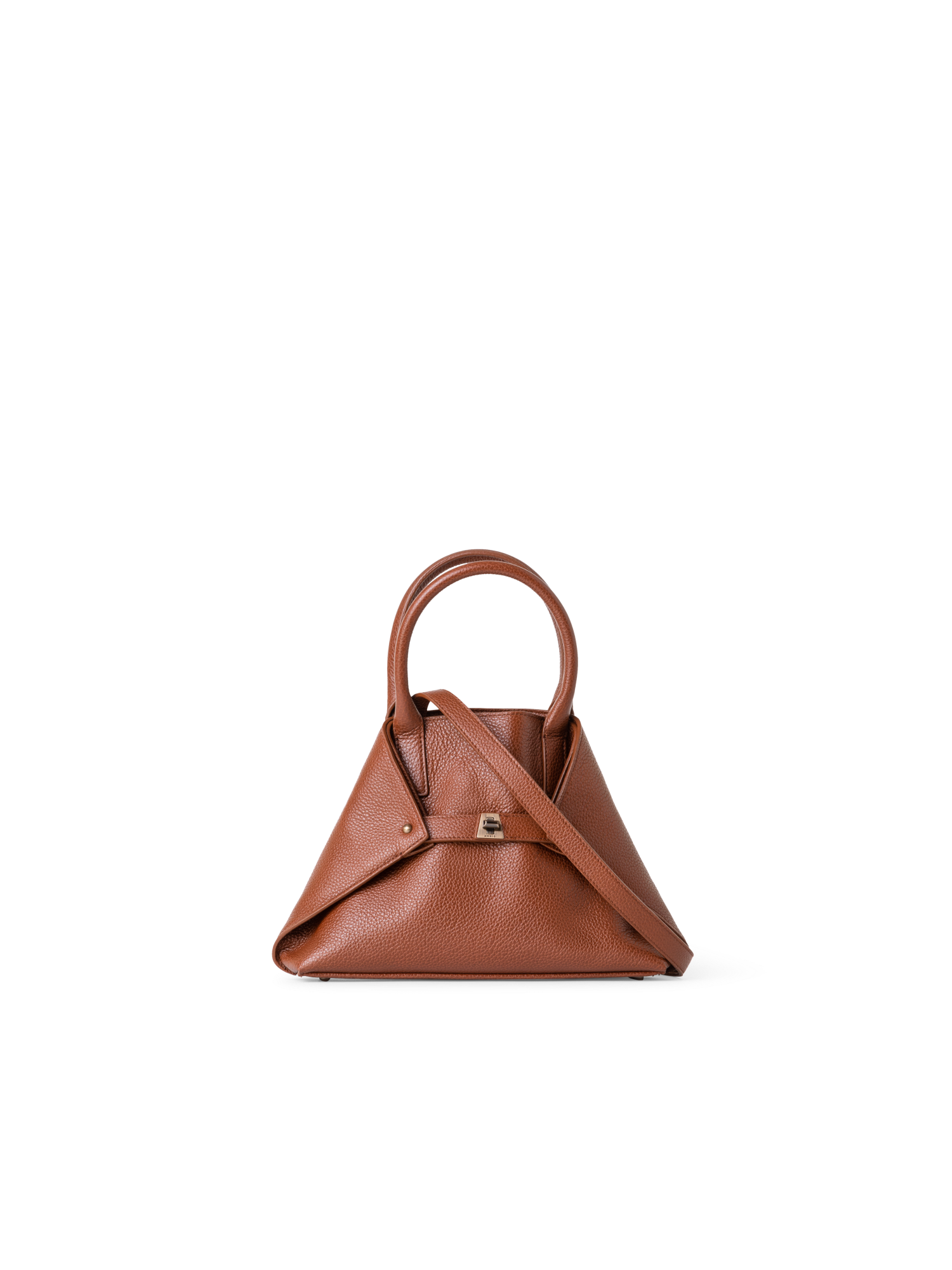 Designer Ai Little Top Handle Tote - Braun