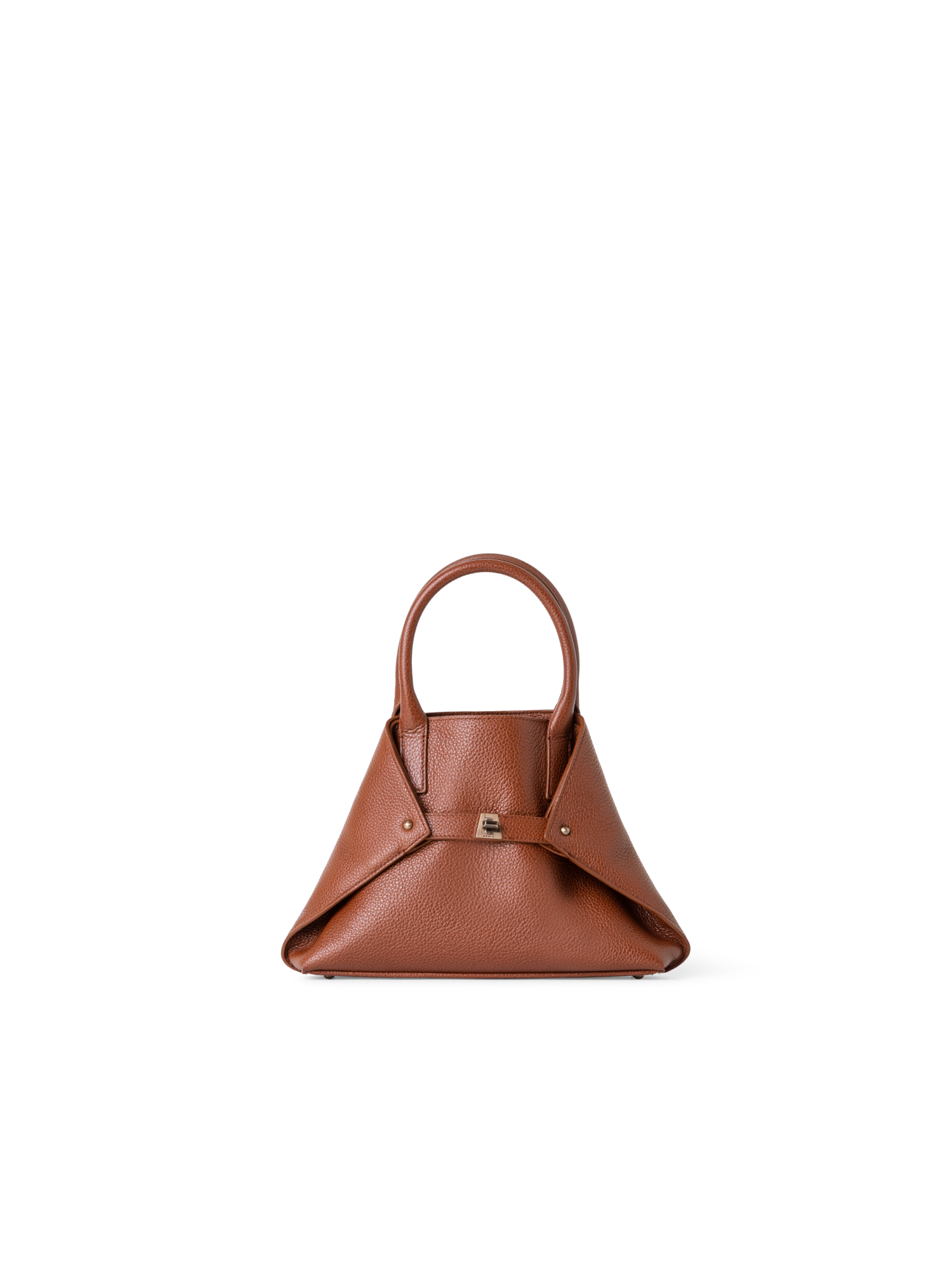 Designer Ai Little Top Handle Tote - Braun