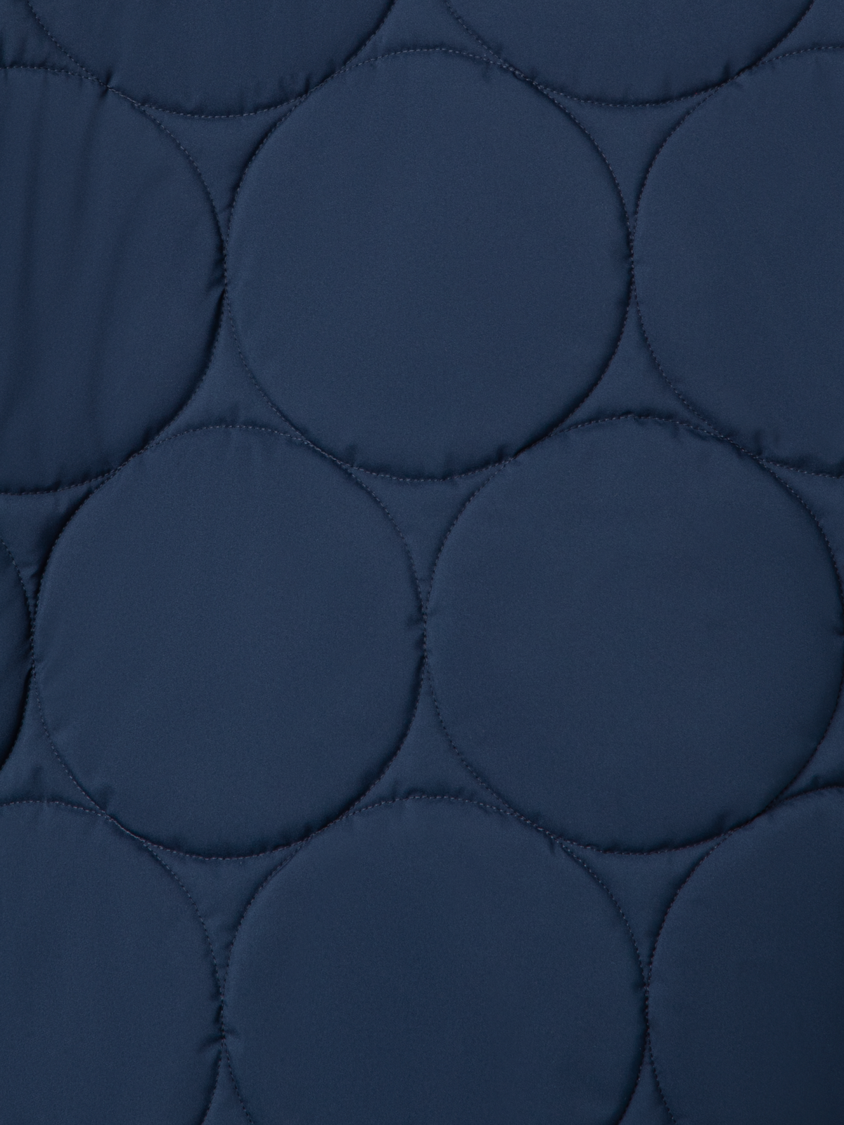 Designer Pufferjacke in A-Linie aus Dot Quilt - Dunkelblau - Blau