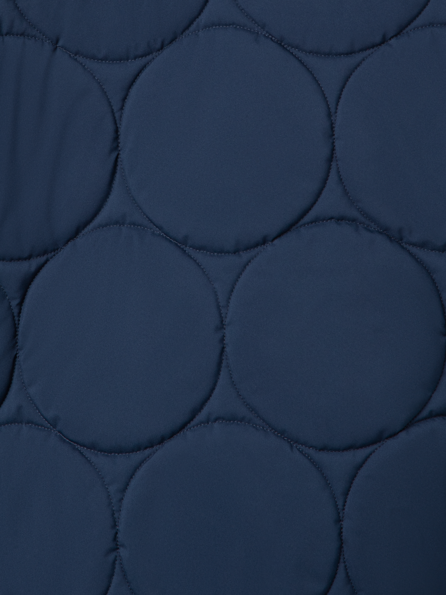 Designer Pufferjacke in A-Linie aus Dot Quilt - Dunkelblau - Blau