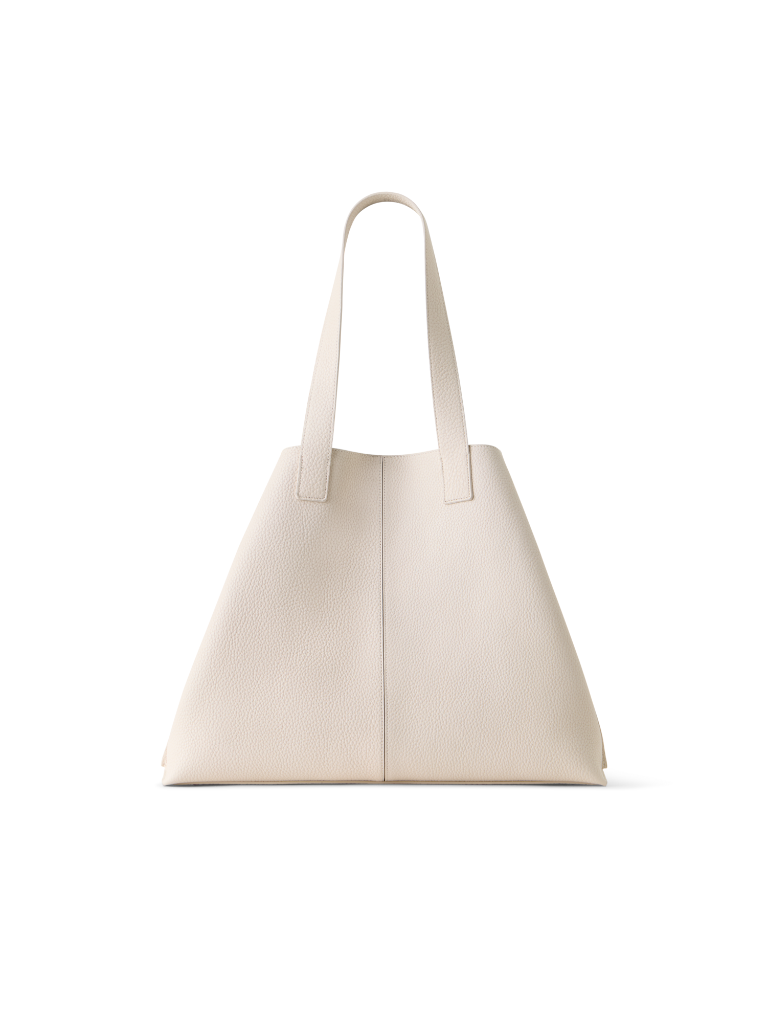 Designer Ai Medium Shoulder Tote - Beige
