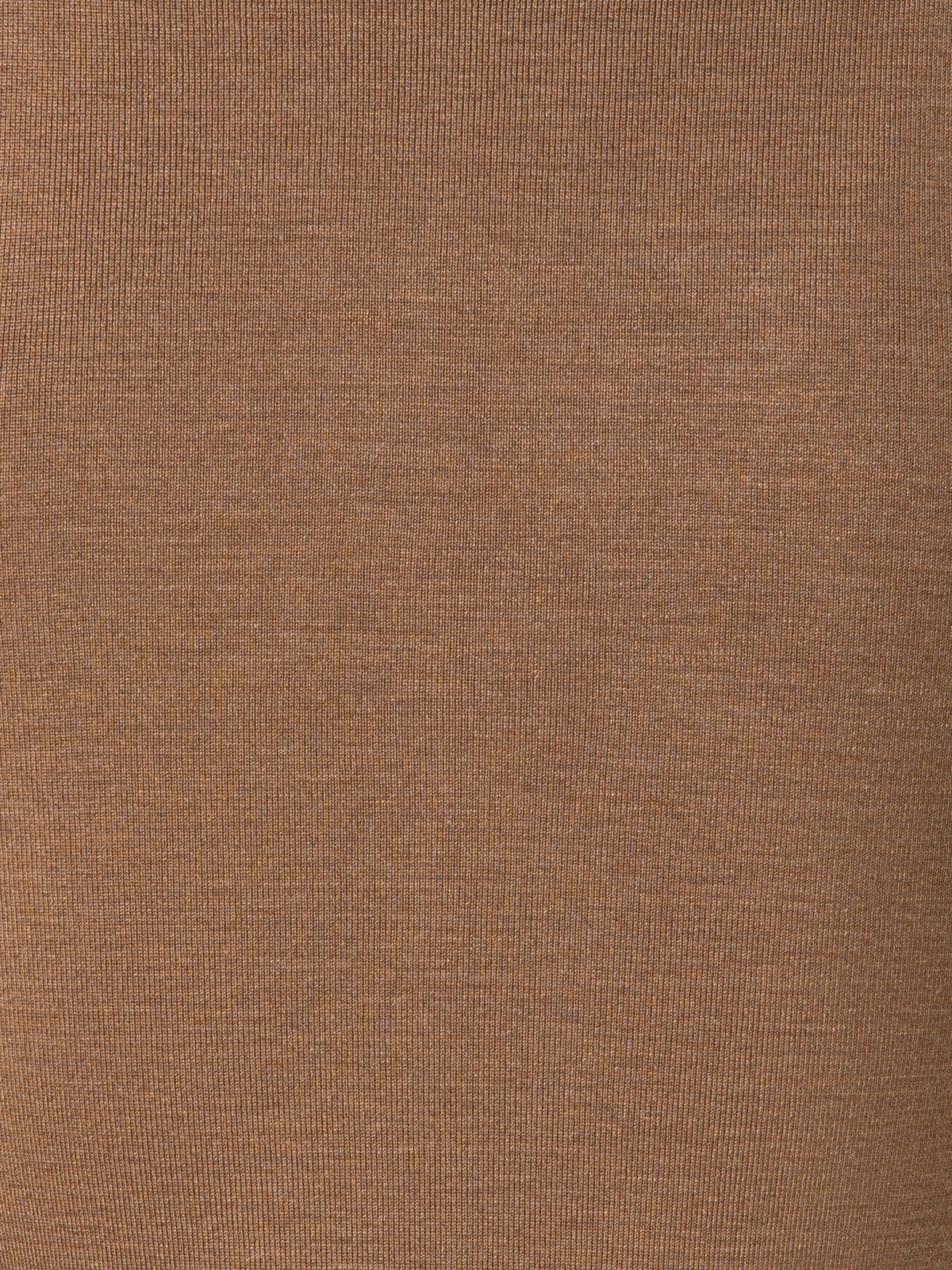 Designer Seiden-Stricktop - Braun