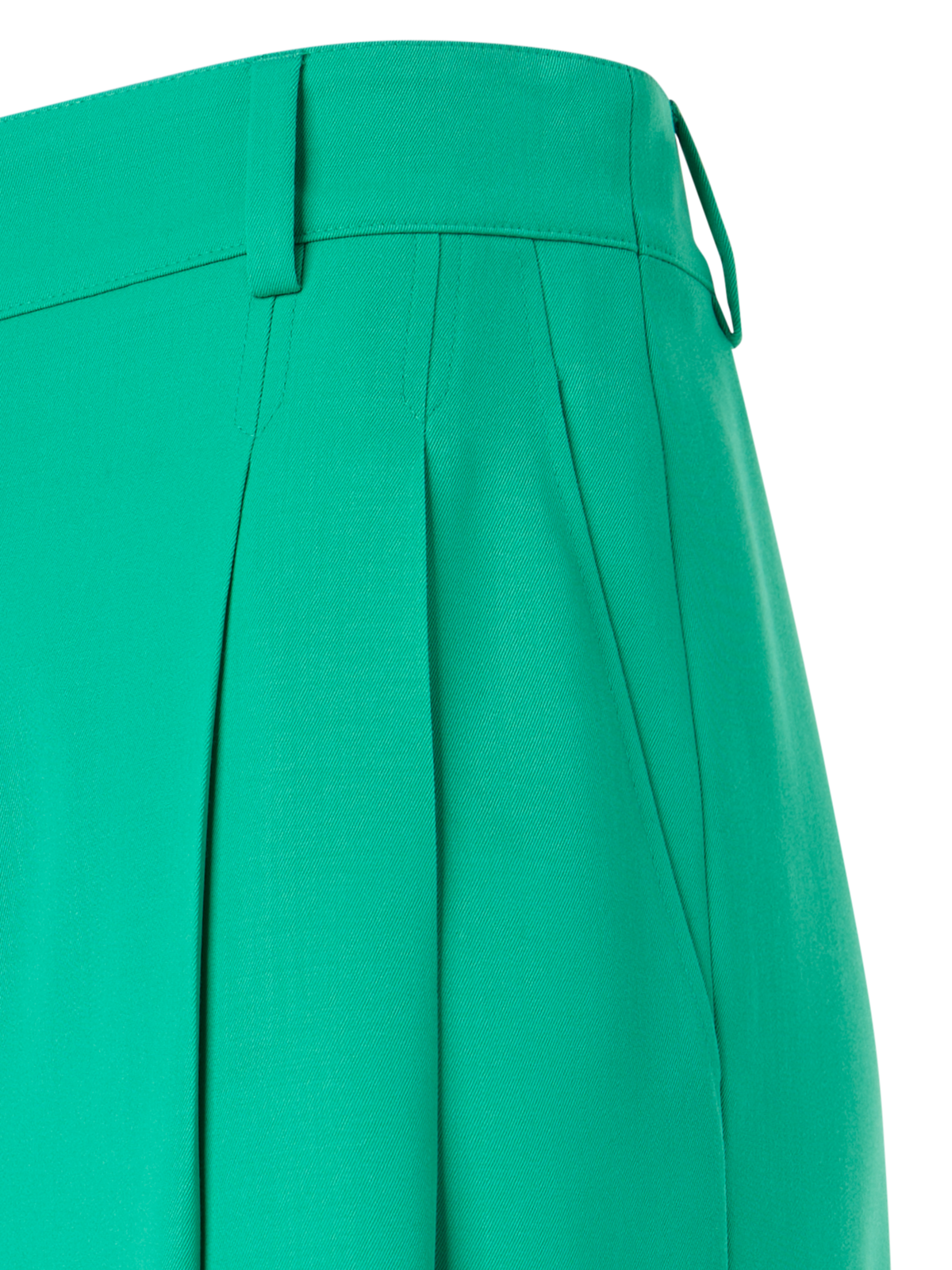 Designer Cassie Hose aus Woll-Gabardine - Grün