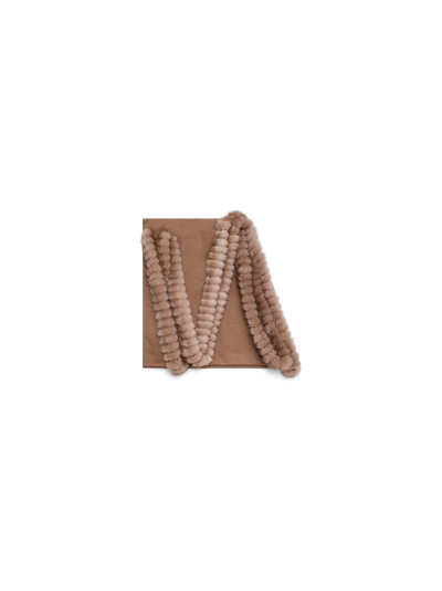 Designer Schal aus Kaschmir-Seide - Braun