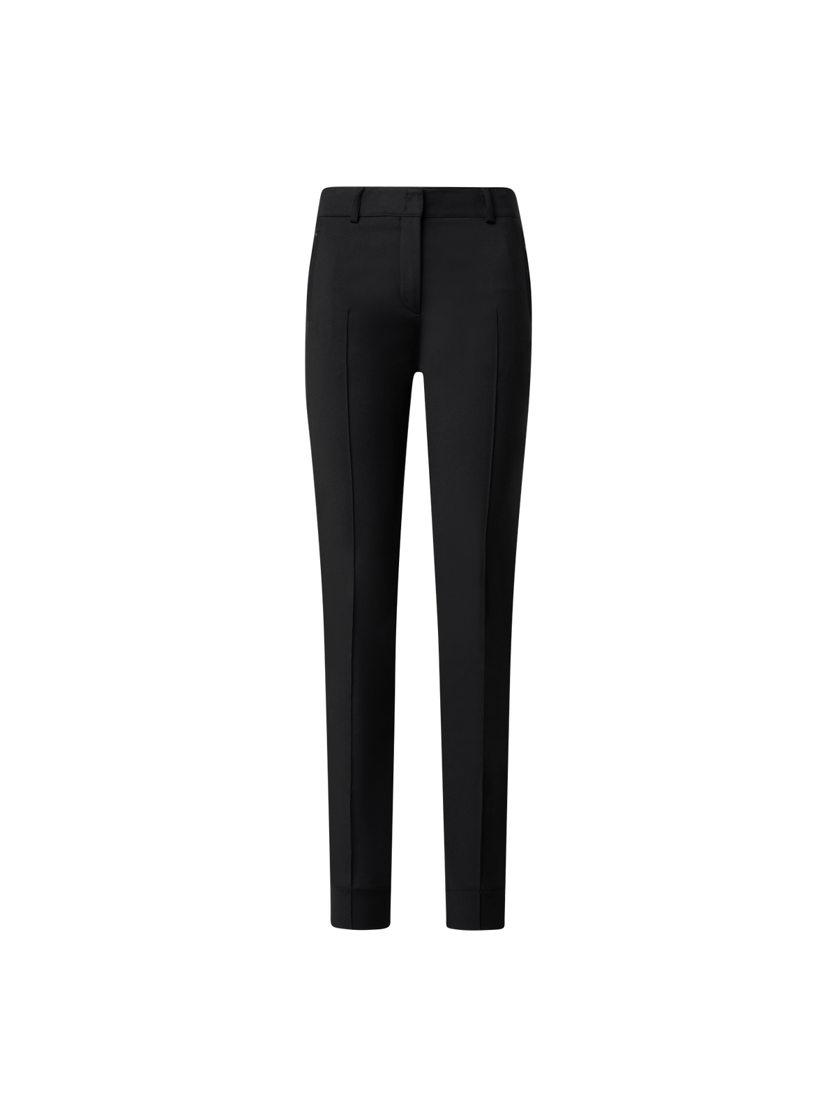 Designer Lange Hose aus Baumwolle mit Stretch - Schwarz