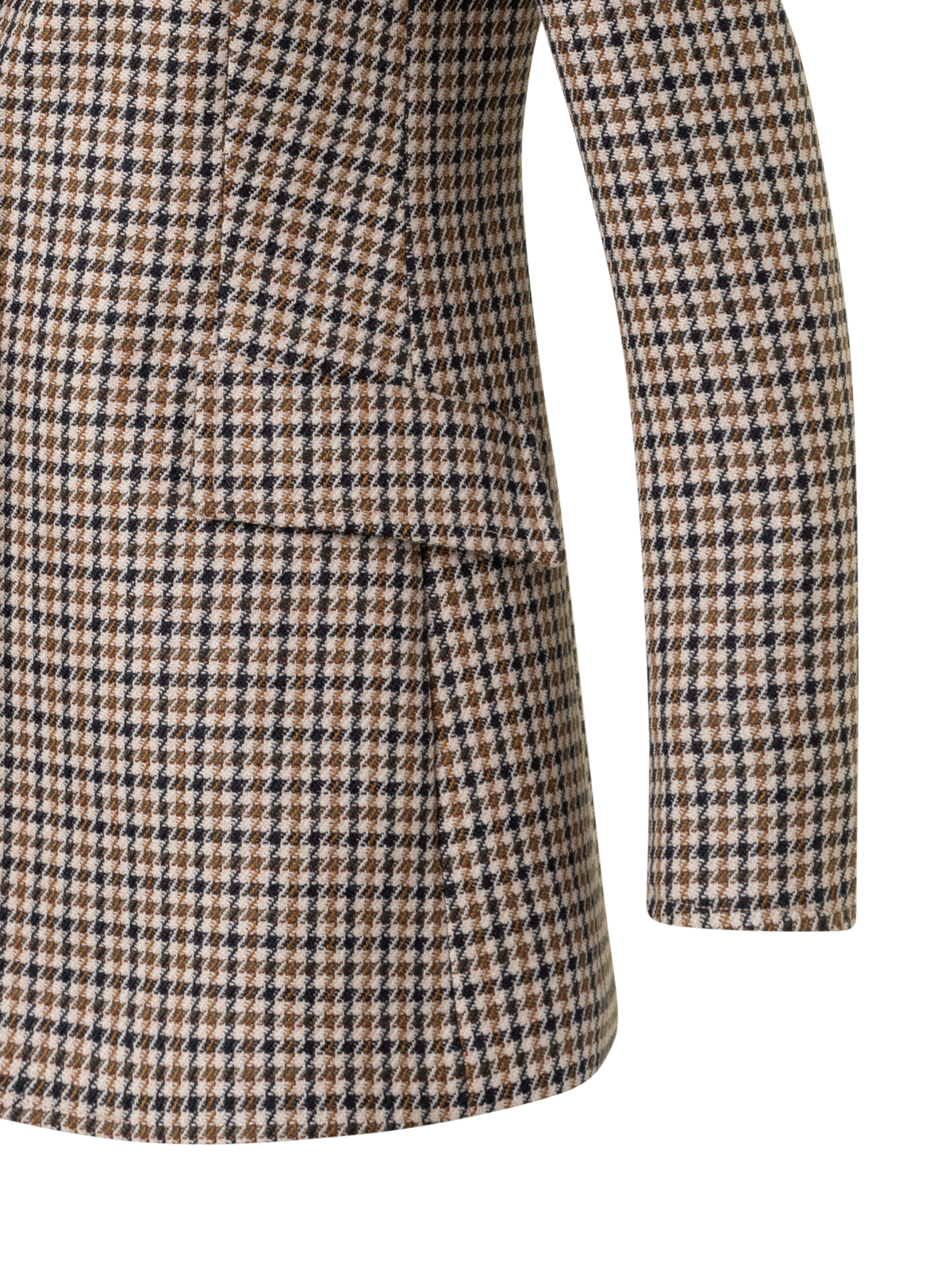 Designer Boyfriendblazer mit Hahnentrittmuster