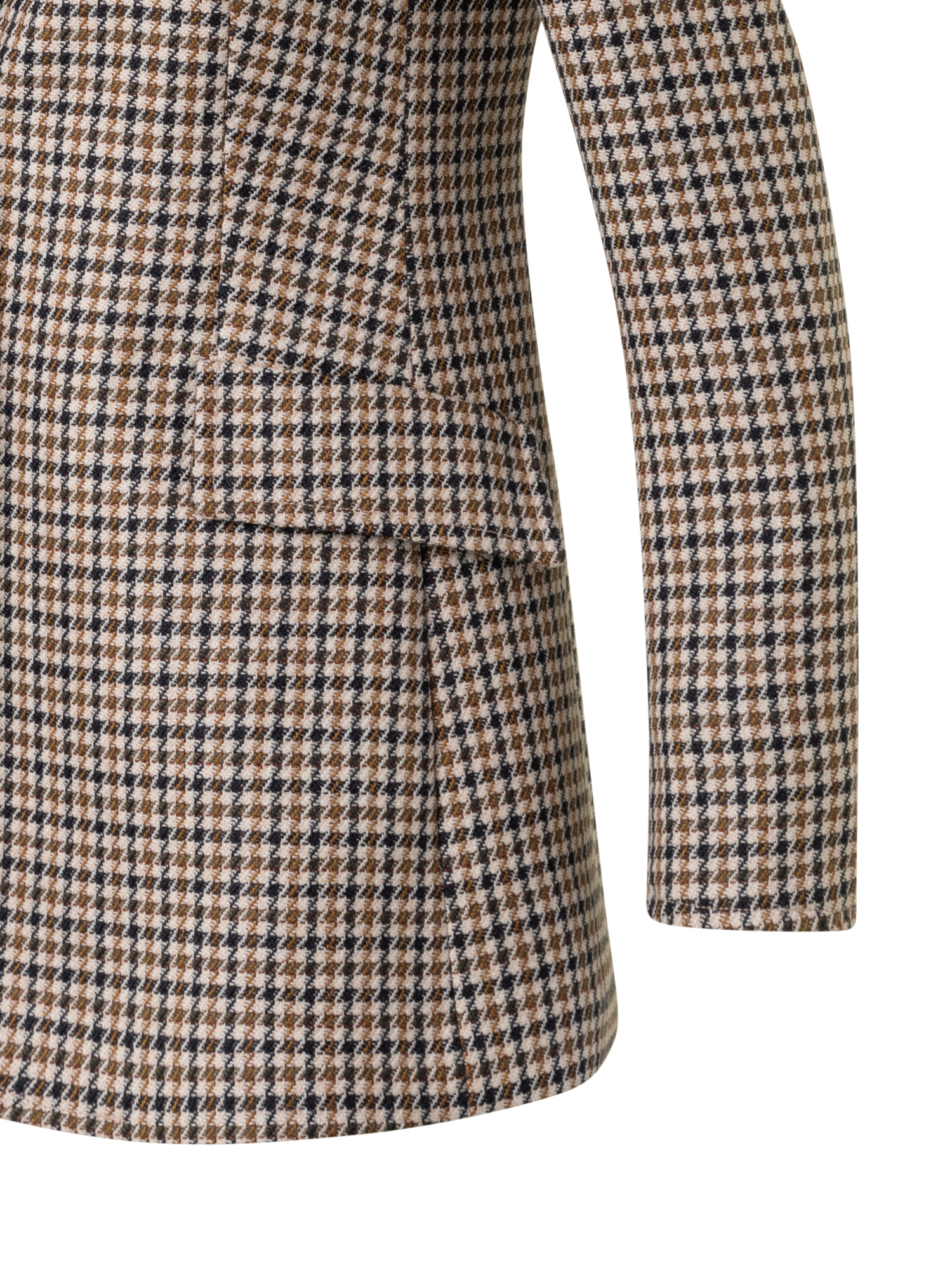 Designer Boyfriendblazer mit Hahnentrittmuster