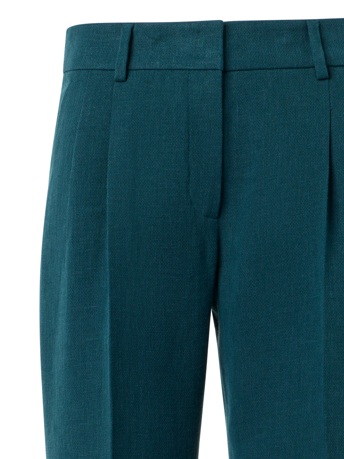 Designer Fabri Gerade Bundfaltenhose - Grün