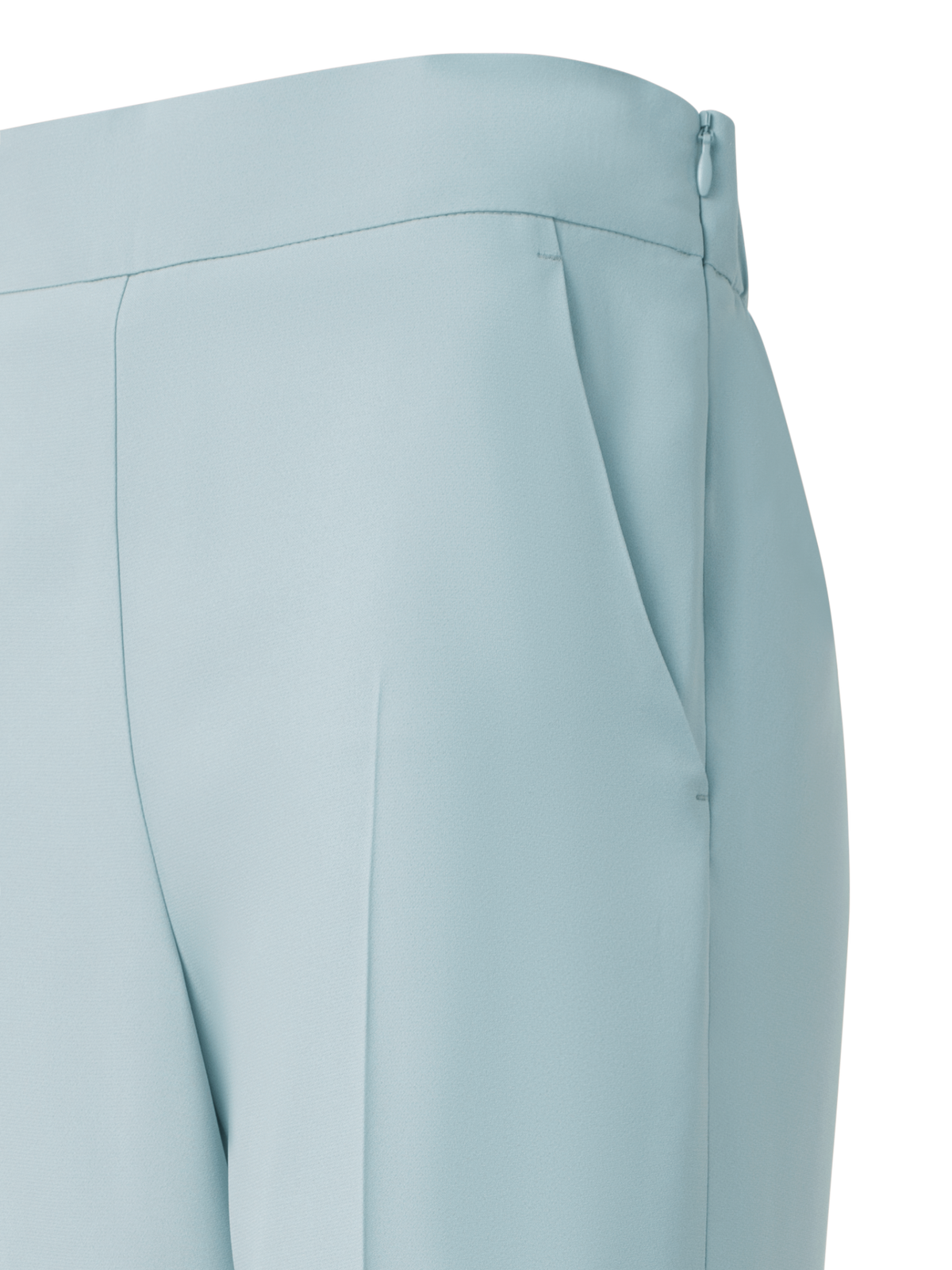 Designer Tapered Hose aus Crêpe - Blau
