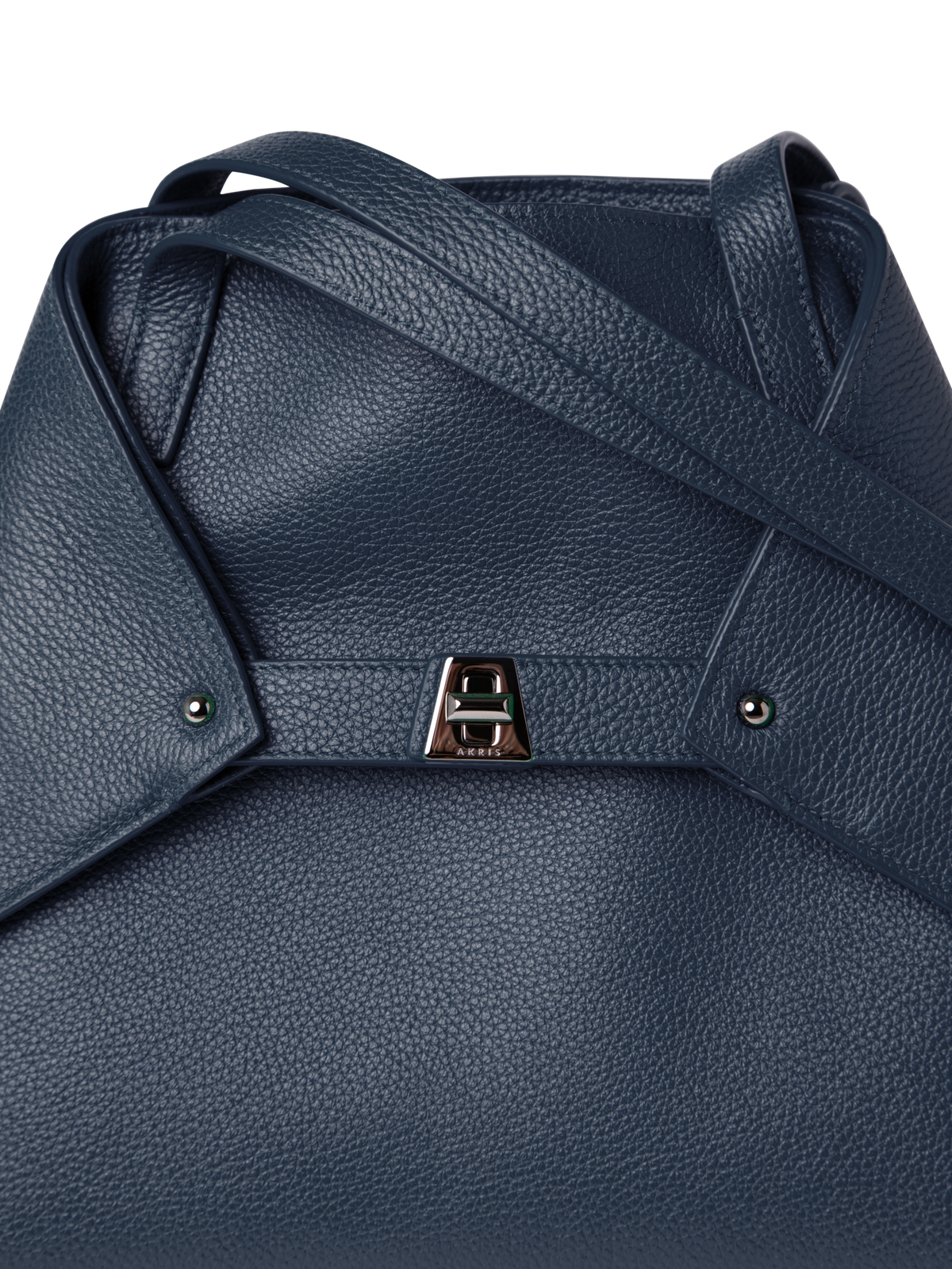 Designer Ai Small Shoulder Tote - Dunkelblau - Blau