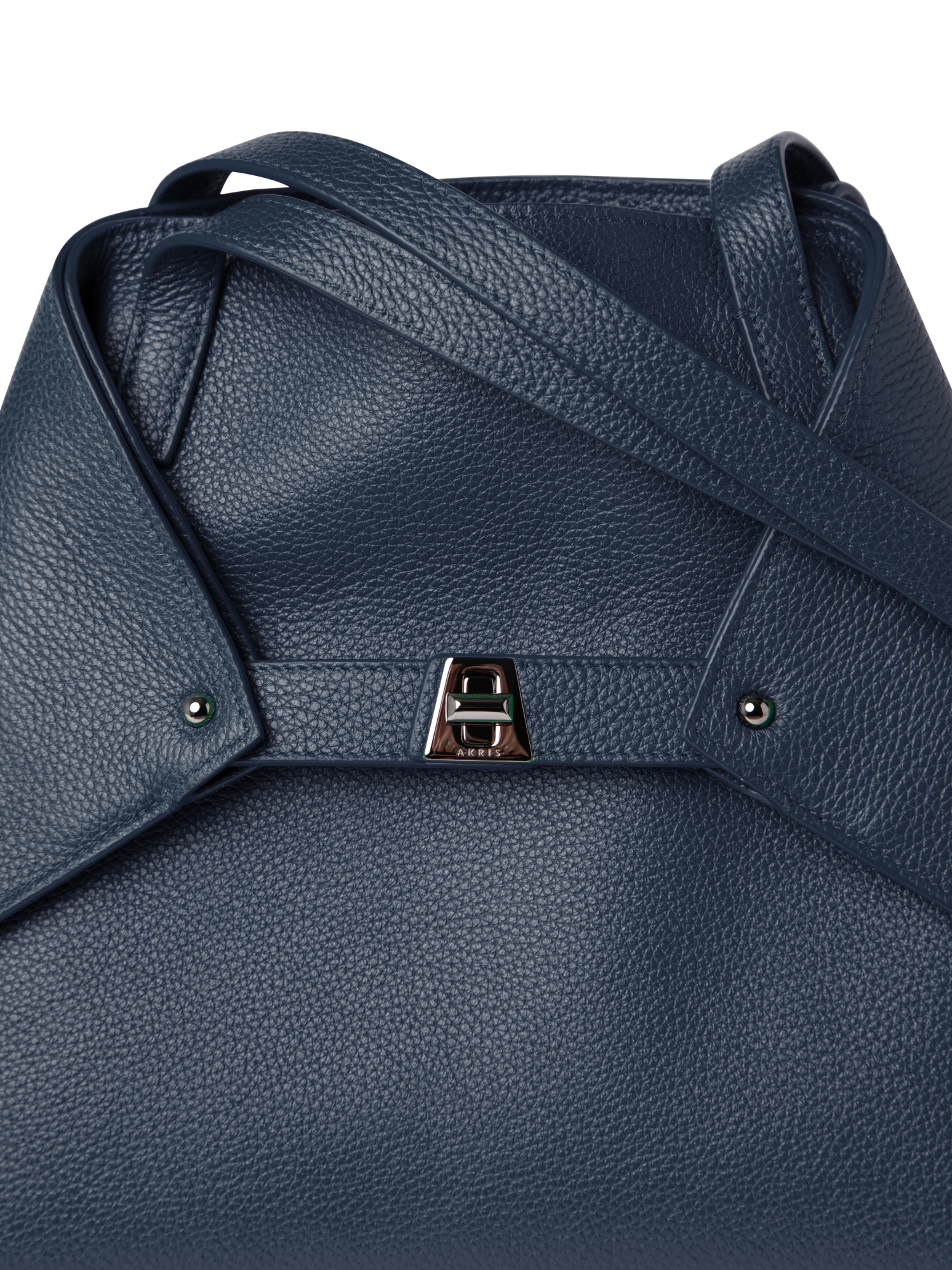 Designer Ai Small Shoulder Tote - Dunkelblau - Blau