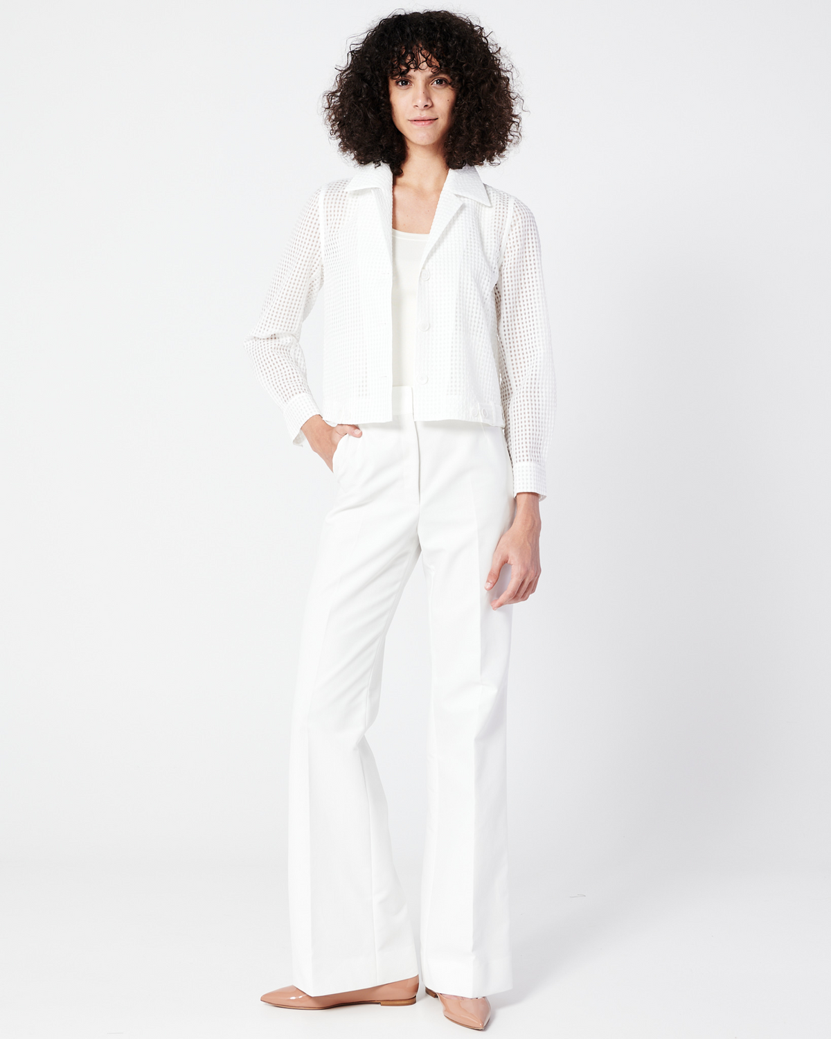 Designer Ärmellose Seidenbluse - Schwarz #editorial