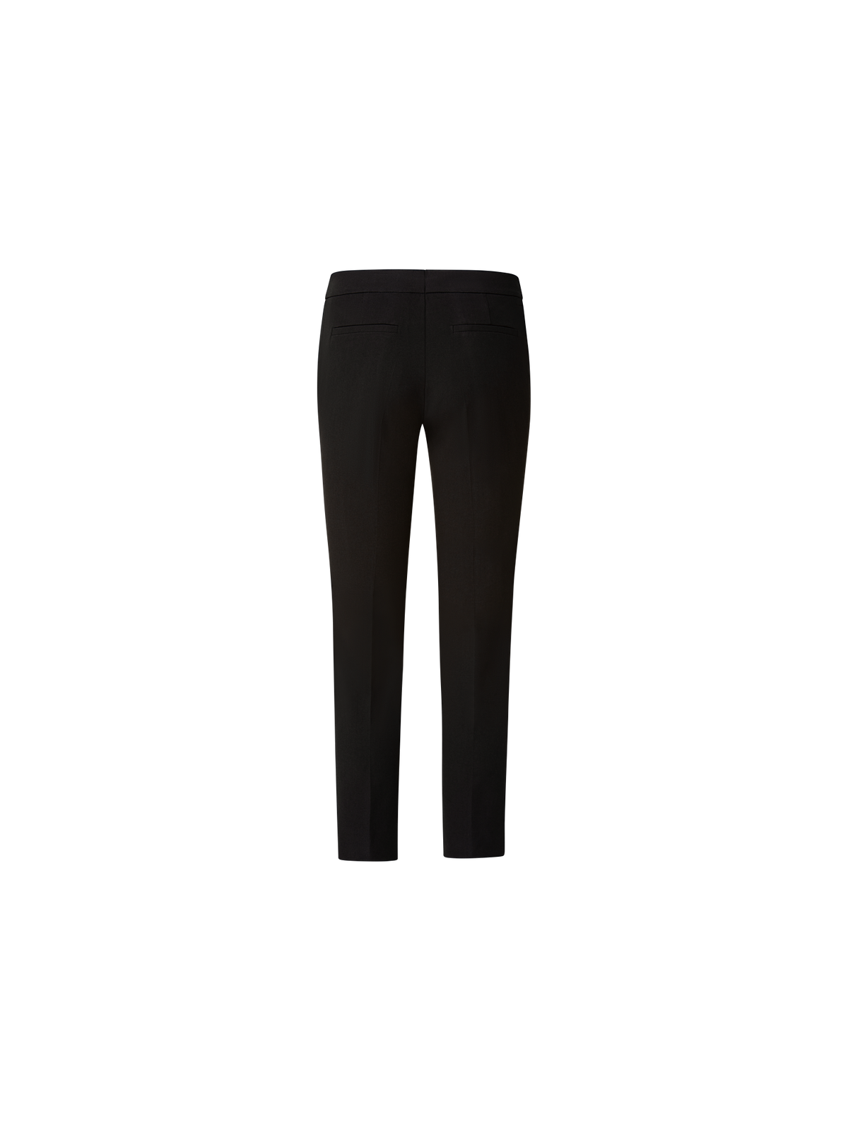 Designer Cropped Slim-Fit Hose aus Baumwolle - Schwarz