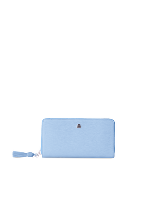 Designer Portemonnaie aus Leder - Blau