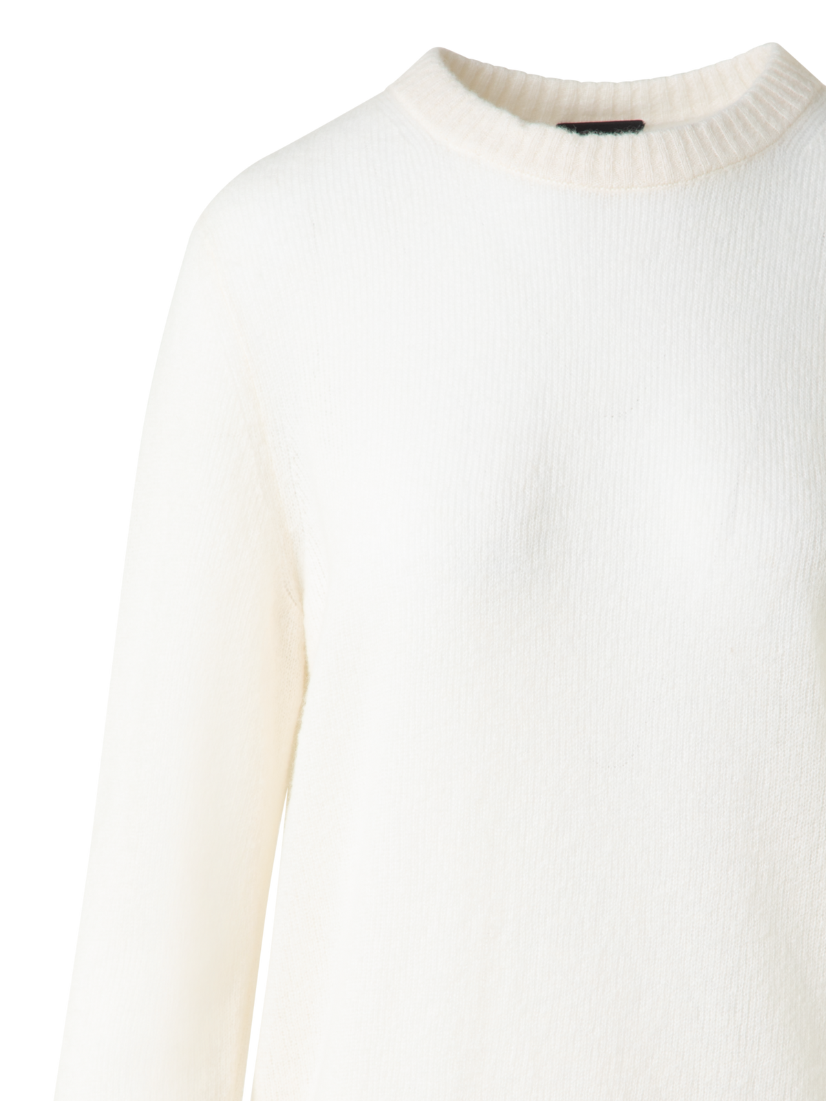 Designer Oversize-Pullover aus Kaschmir und Seide - Weiss